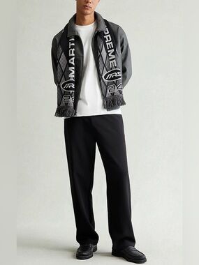 PacSun Men's Black Straight-Leg Chinos
